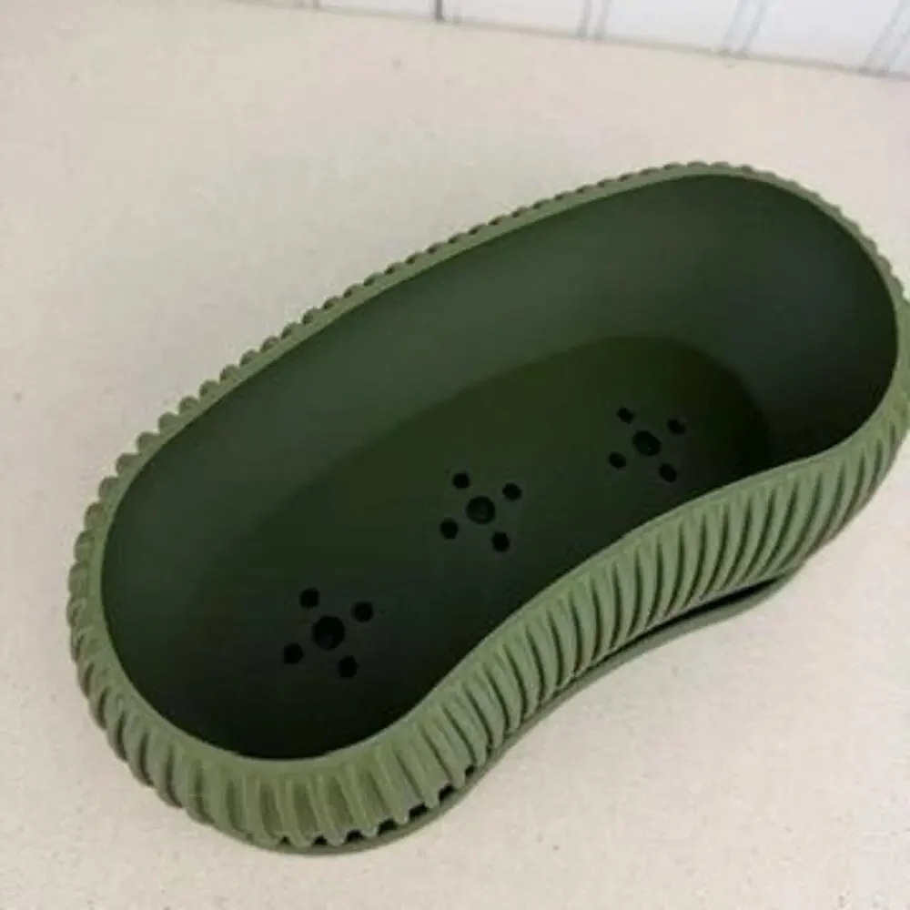 Terra Planter, Indoor Planter with Drainage Tray, Tabletop Planter, Ridged